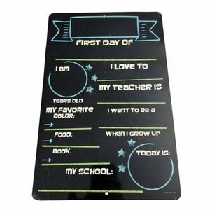 First day of school sign